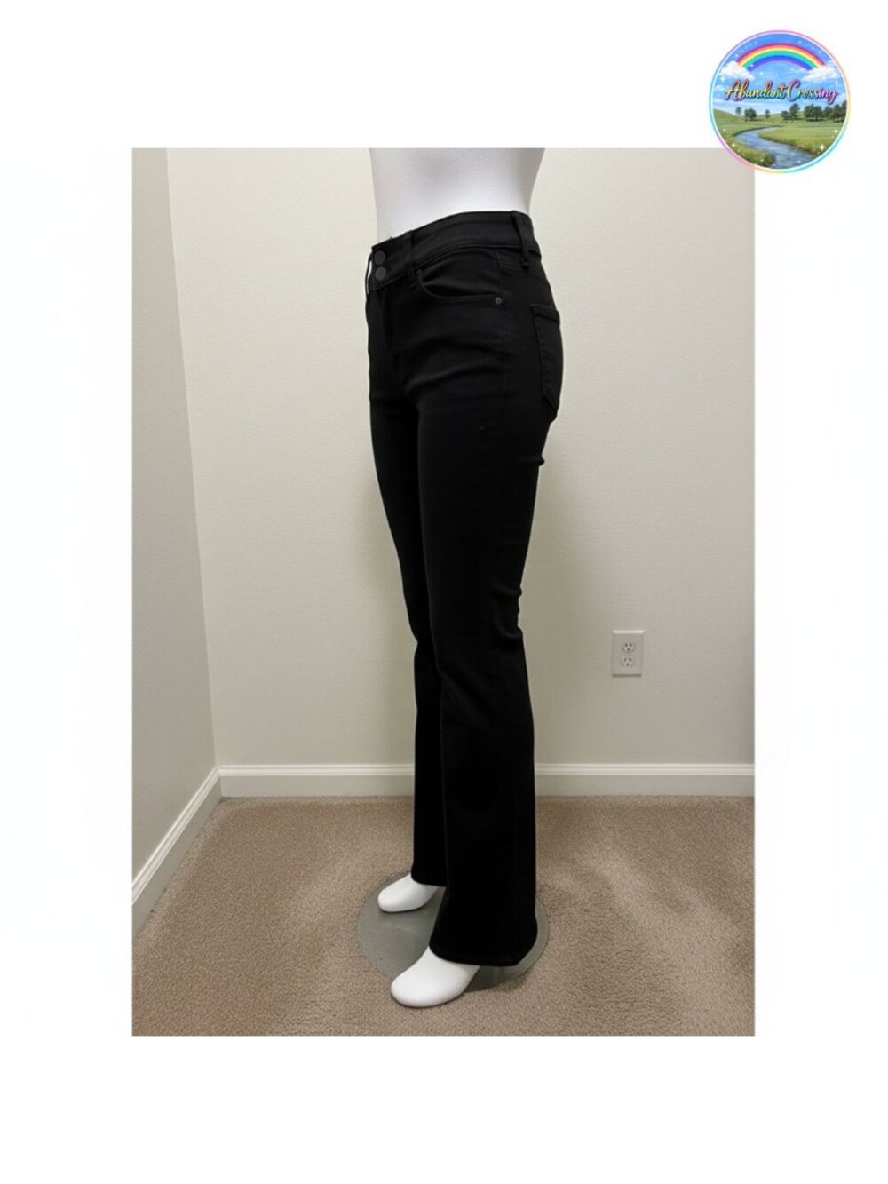High Rise Sassy Bootcut Jeans Insta Soft Stretch Denim 32" Inseam